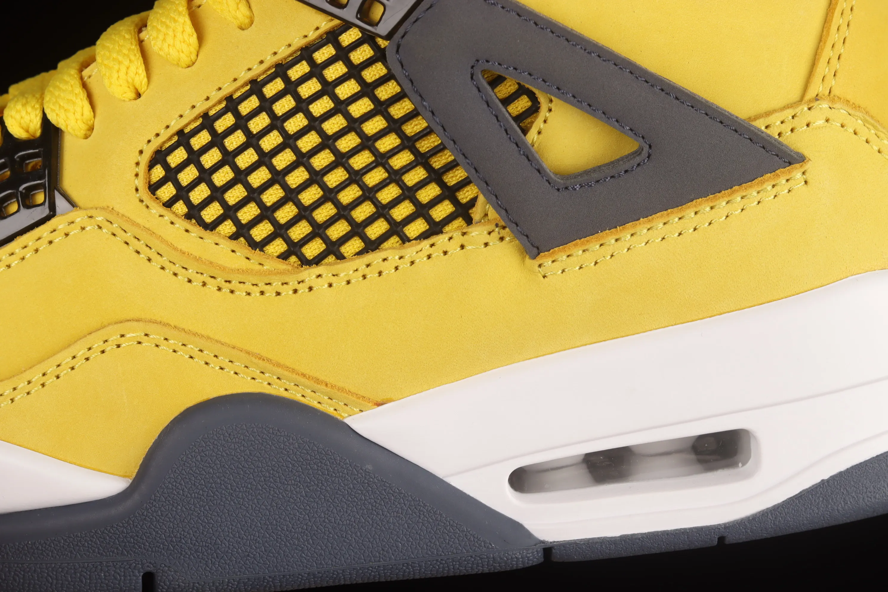 All categories Air Jordan Jordan series basketball shoes Air Jordan 4 foreign trade version Air Jordan 4 Retro "Lightning" AJ4 Joe 4 replica white and yellow electric mother CT8527-700